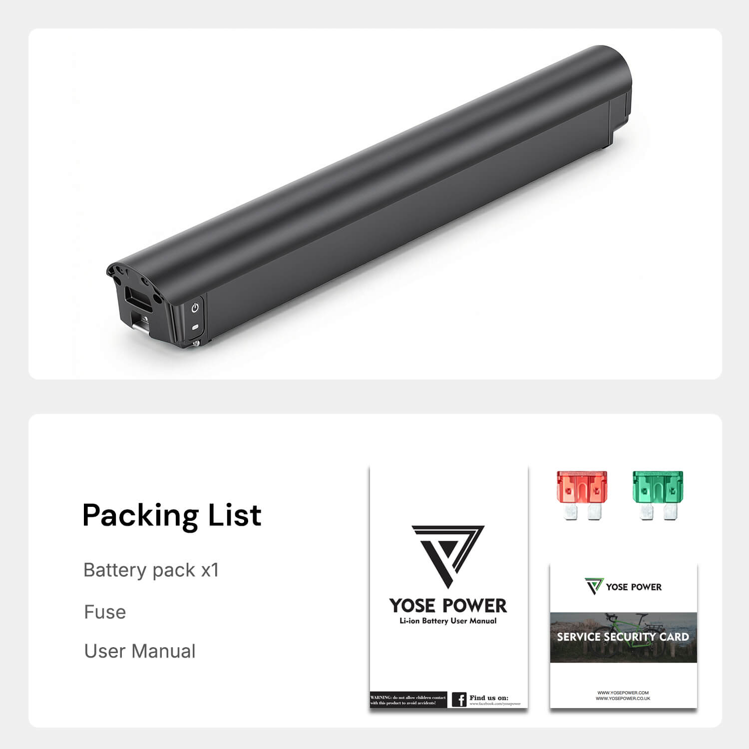 36V 10Ah(360Wh) Li-ion E-Bike Battery without Charger fit for Tenways CGO600 Pro(New Edition)