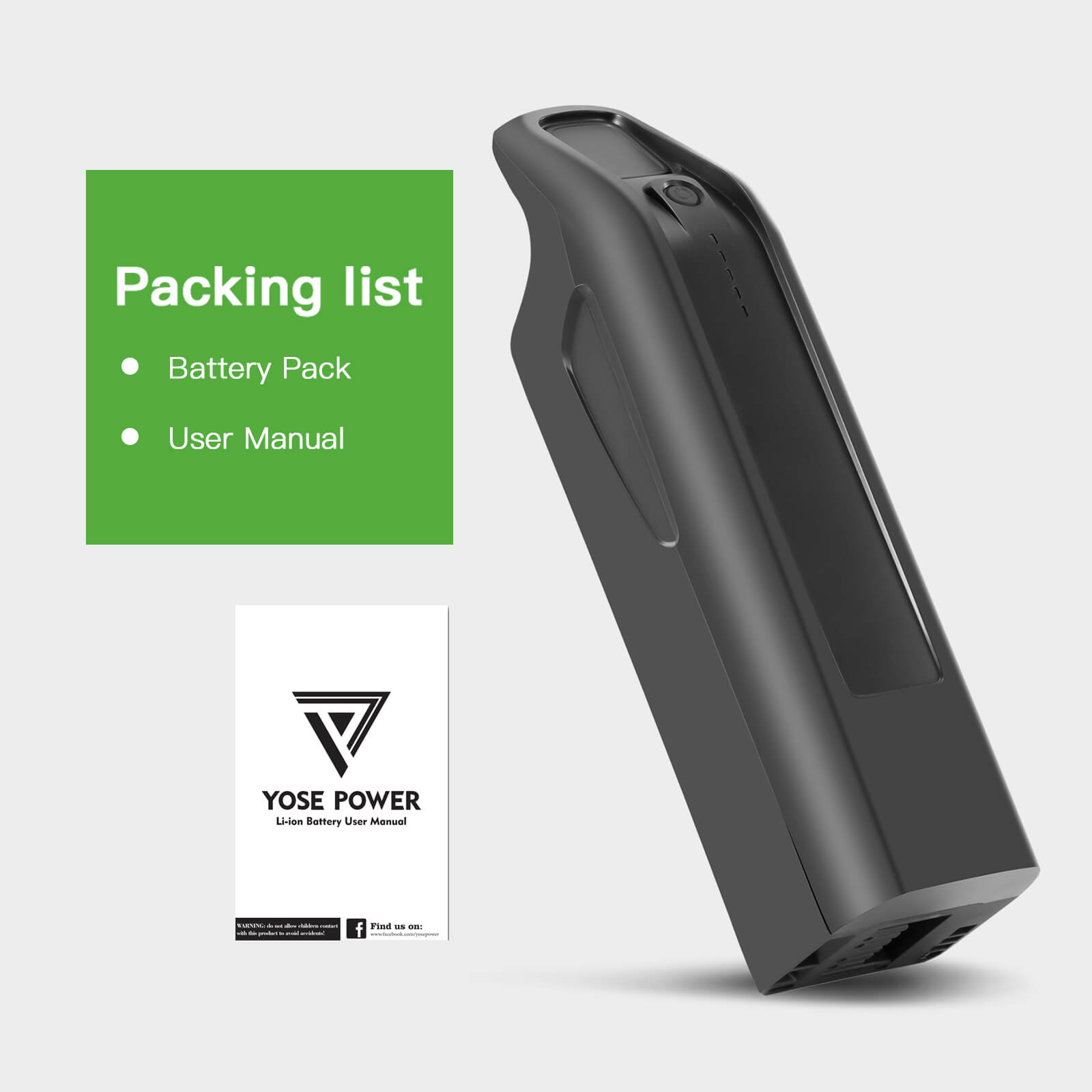 Batterie de rechange 36V 12.8Ah(461Wh) Li-ion Akku CAN-Bus pour tube diagonal Prophete e-Bikes ZZ131