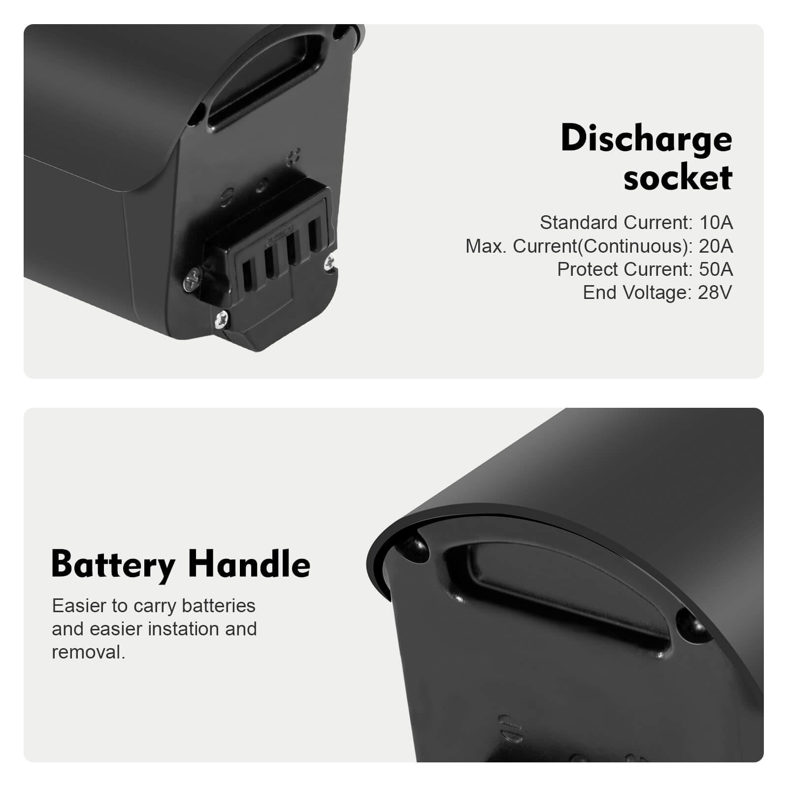 Accumulatore Intube con batteria agli ioni di litio da 36V 14.5Ah(537Wh) per Polluno 2022, netuno polluno pro, netuno pro