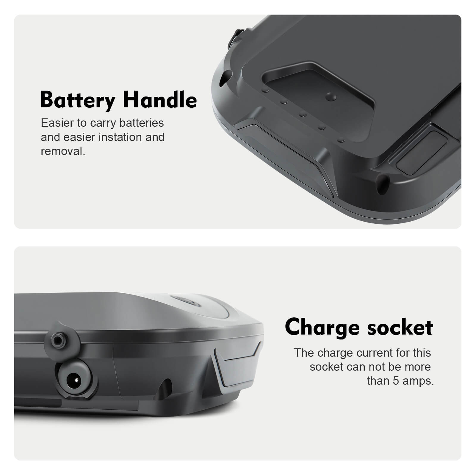 36V 12.8Ah(461Wh)/14Ah(504Wh) Li-ion E-Bike Battery YJ145 for E-Bikes of Telefunken, Zündapp, Chrisson etc. without Charger