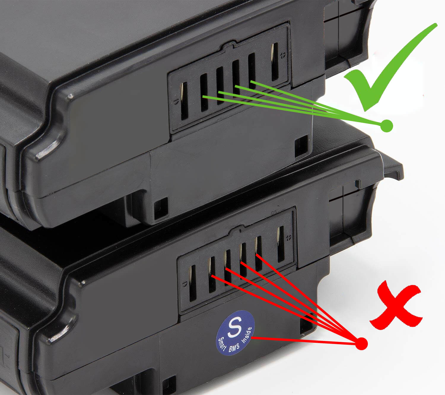 36V 10.4Ah(374Wh)/12.8Ah(473Wh) E-Bike Rear Battery for Phylion Joycube SF-03 JCEB360-11