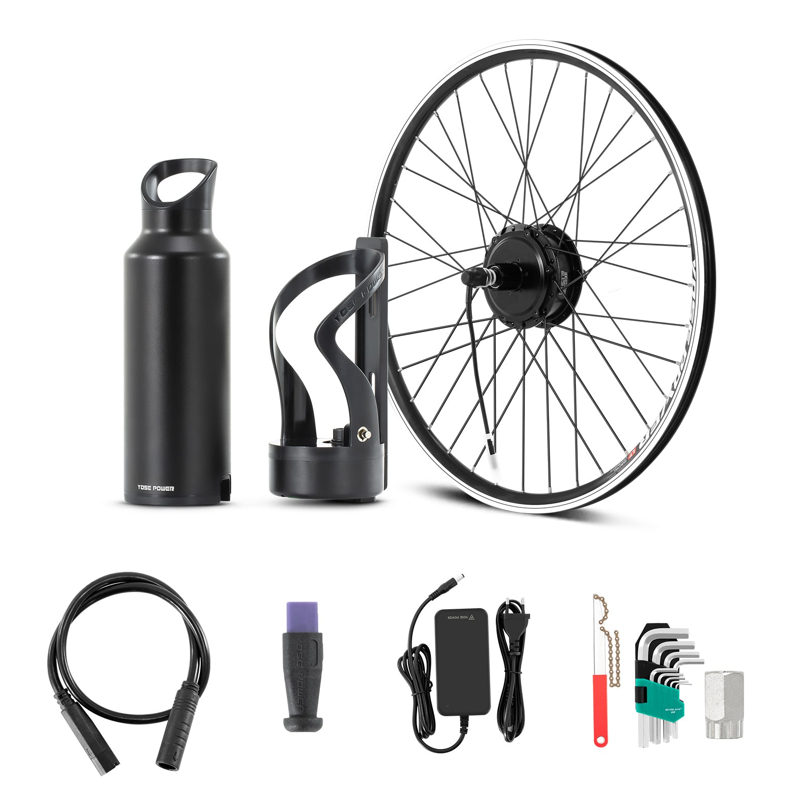 Yose Power Diy Ebike Kit E-Bike Conversion Kit 36V 250W 28