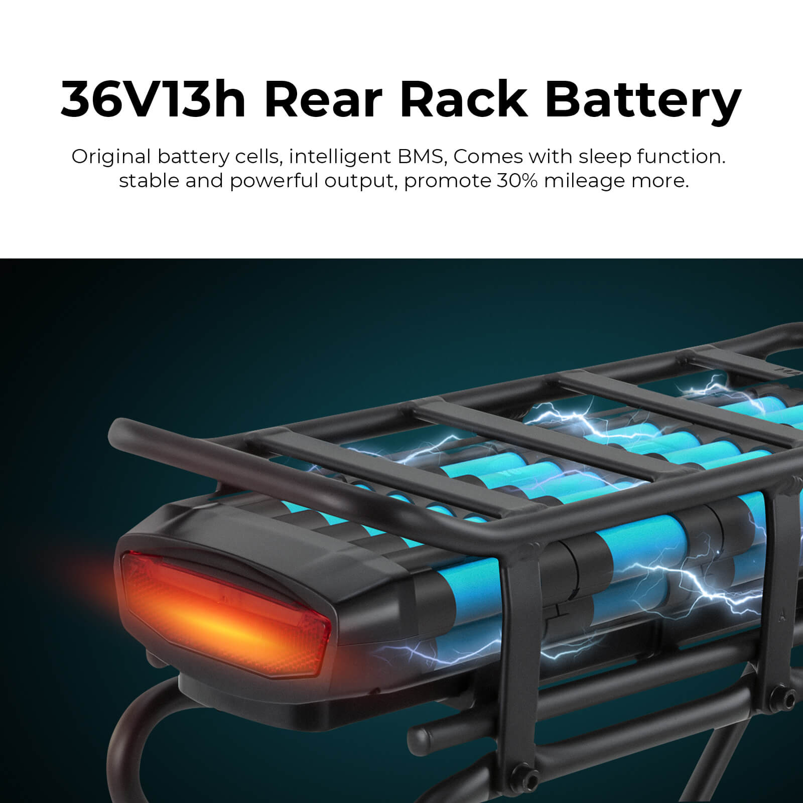 Kit di conversione bici elettrica 36V 250W 28"(700C) Kit motore anteriore R1-Pro con batteria posteriore 36V 13Ah e display a colori ROTORE INTERNO Più piccolo e silenzioso