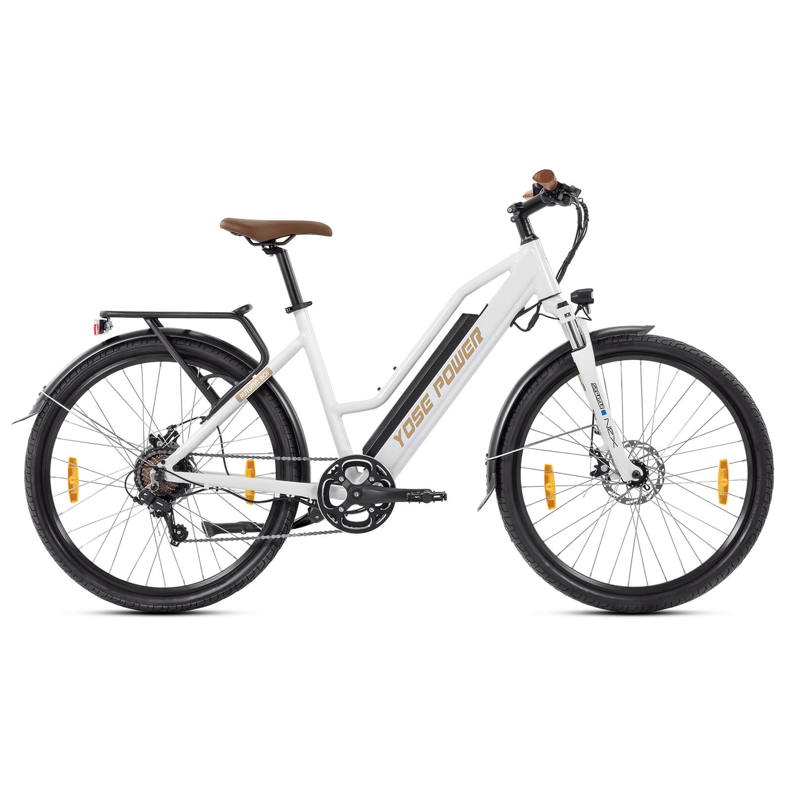 Vélo électrique Yose Power City avec capteur de vitesse Automne A01