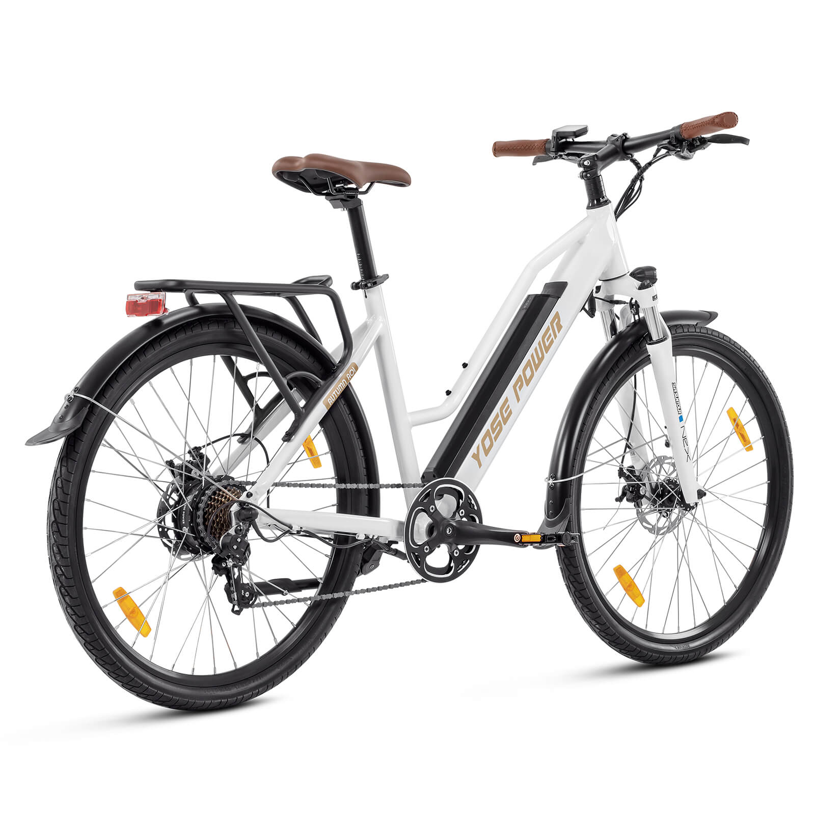 Vélo électrique Yose Power City avec capteur de vitesse Automne A01