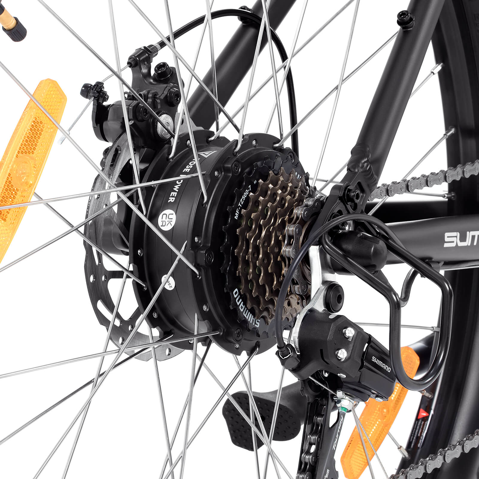 Yose Power Mountain E-Bike with Speed Pedal Sensor Summer B01 BLK