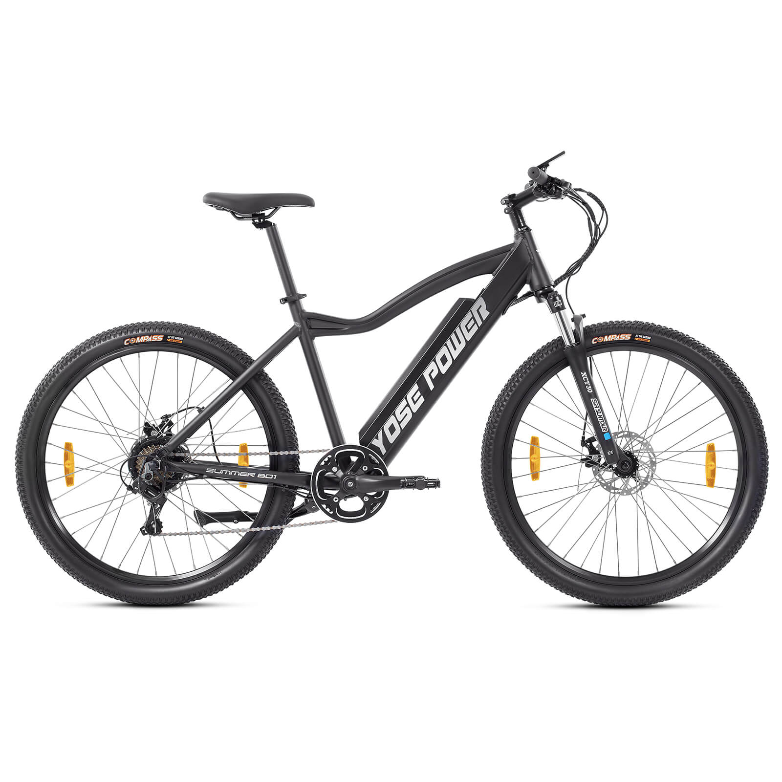 Yose Power Mountain E-Bike with Speed Pedal Sensor Summer B01 BLK