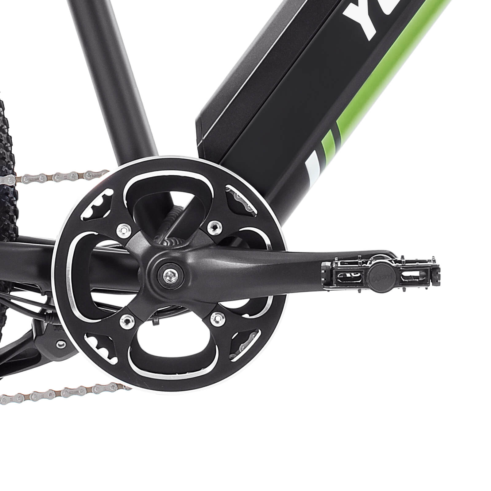 Yose Power Mountain E-Bike with Speed Pedal Sensor Summer B01 GRN