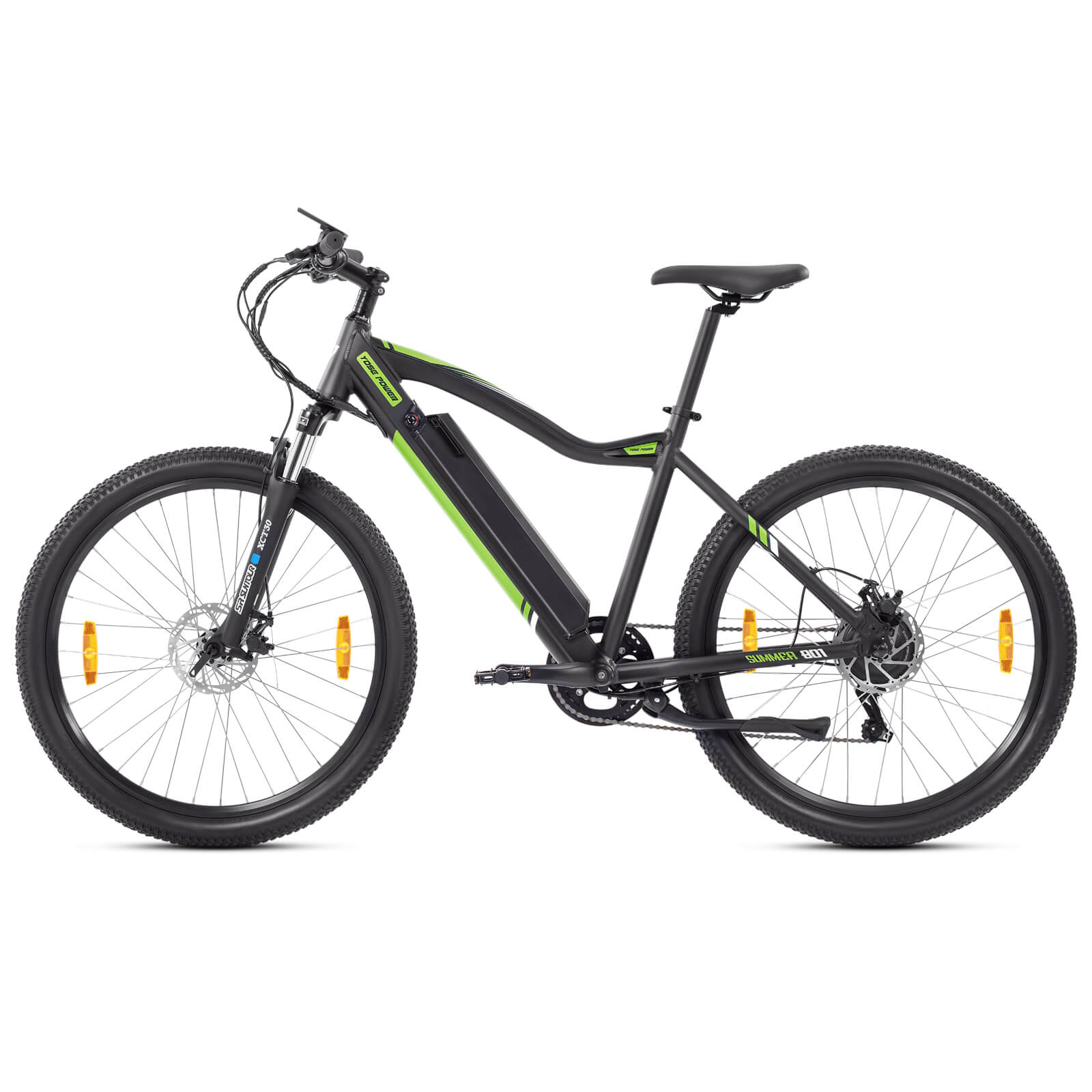 Yose Power Mountain E-Bike with Speed Pedal Sensor Summer B01 GRN