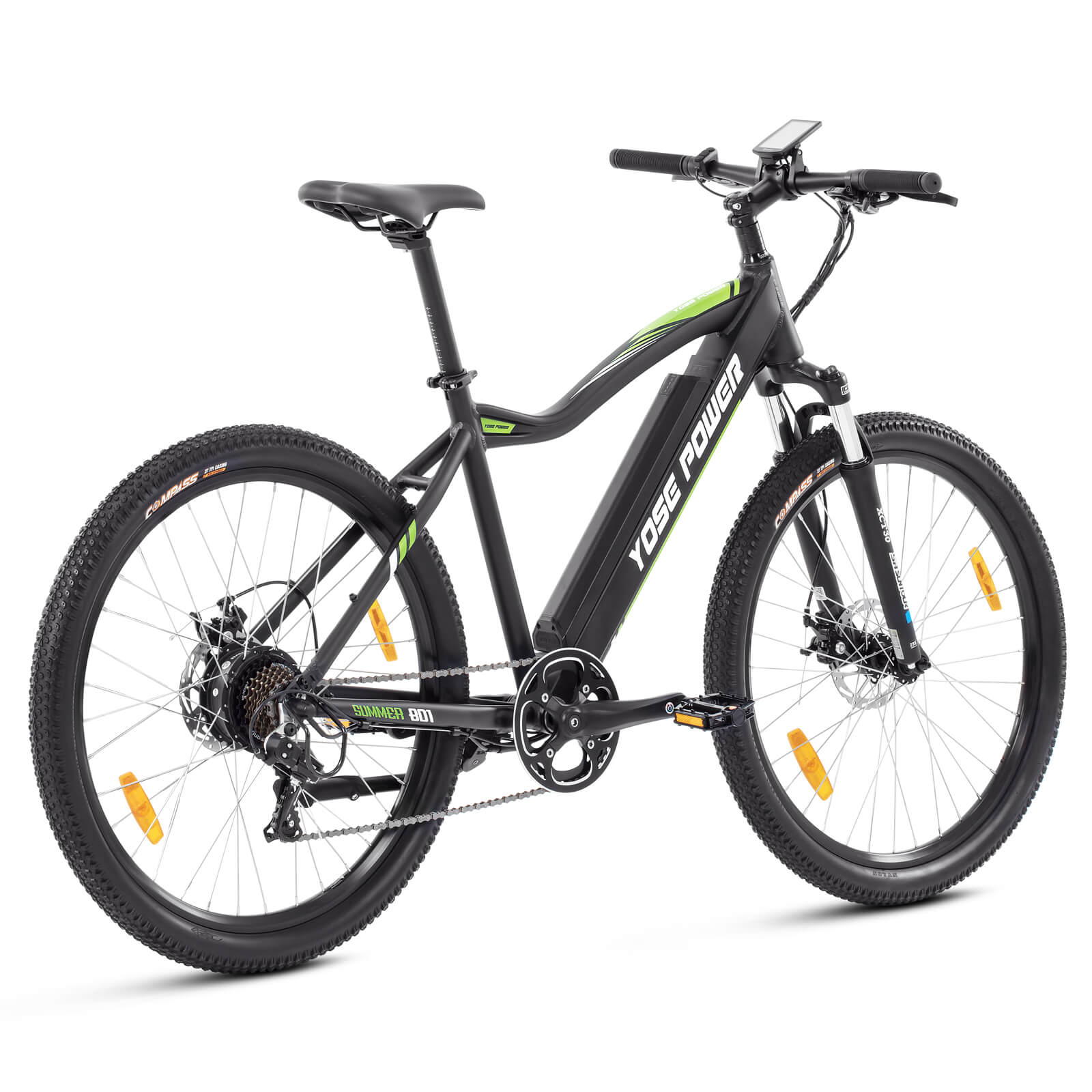 Yose Power Mountain E-Bike with Speed Pedal Sensor Summer B01 GRN