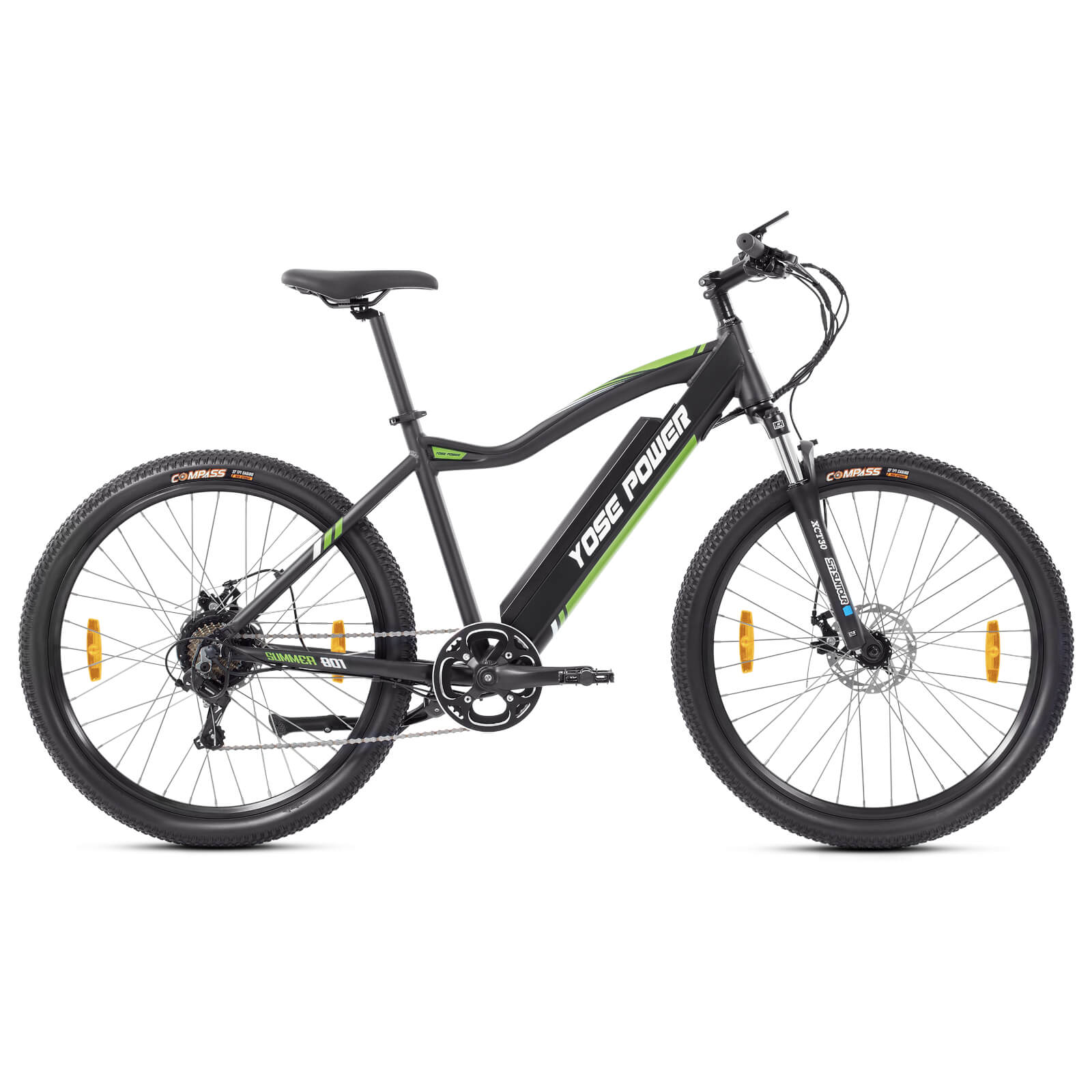 Yose Power Mountain E-Bike with Speed Pedal Sensor Summer B01 GRN