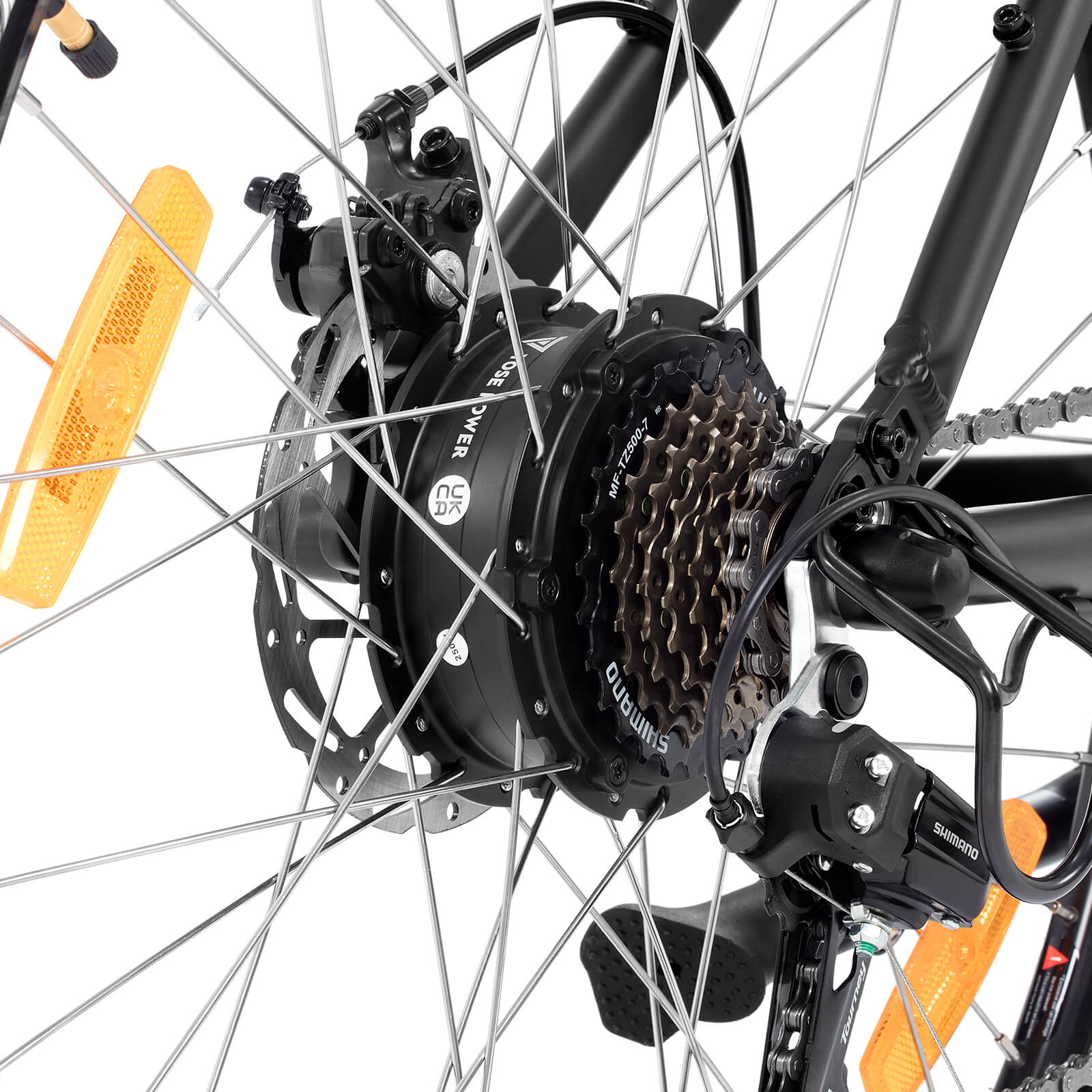 Yose Power Mountain E-Bike with Speed Pedal Sensor Summer B01 GRN