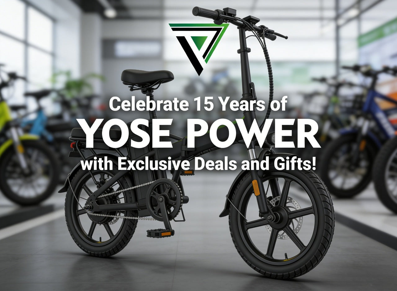 Celebrate 15 Years of YOSE POWER with Exclusive Deals and Gifts!