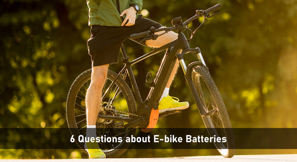 6 Questions about E-bike Batteries