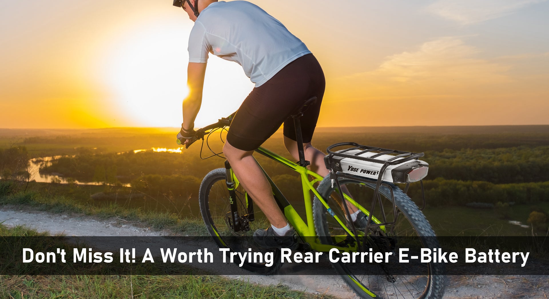 Don't Miss It! A Worth Trying Rear Carrier E-Bike Battery