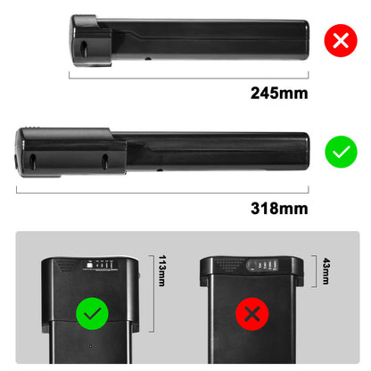 Batterie lithium-ion pour vélo électrique 36V 10.4Ah/14Ah Noir pour MIFA, Rehberg, Zündapp, Victoria avec système Ansmann