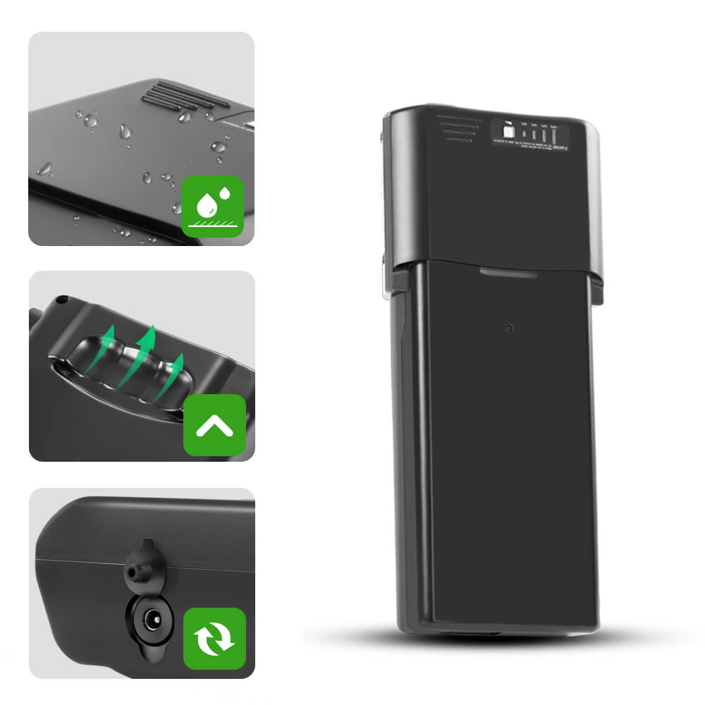 Second-Hand! 36V 10.4Ah(385Wh) Electric Bicycle Lithium-ion Battery Black for MIFA, Rehberg, Zündapp, Victoria with Ansmann System