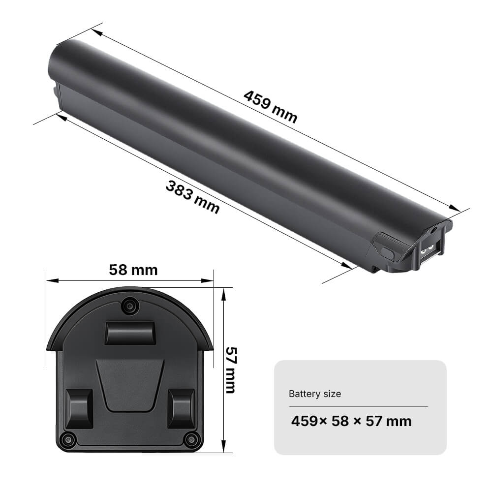 36V 10Ah(360Wh) Li-ion E-Bike Battery without Charger fit for Tenways CGO600 PRO(Classic Edition), CGO600 Plus(New Edition)