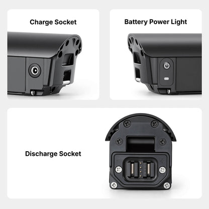 36V 10Ah(360Wh) Li-ion E-Bike Battery without Charger fit for Tenways CGO600 Pro(New Edition)