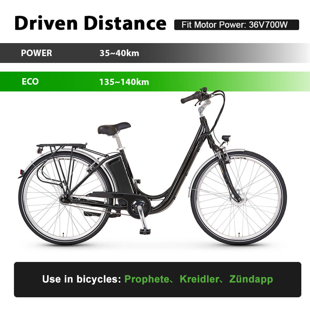 Driven distances of two drive models