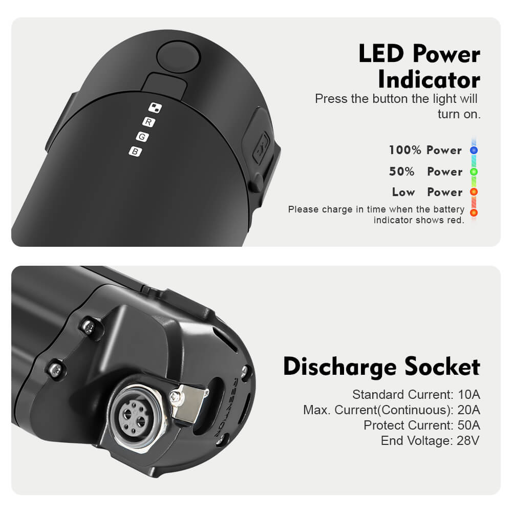 Batterie Li-ion 36 V 12,8 Ah Intube Accu REENTION EEL-MINI 40 pour Telefunken Aufsteiger, Zündapp Z810