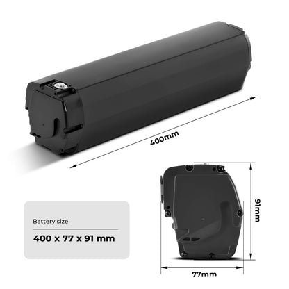 Batterie lithium-ion 36V 13Ah(468Wh) pour vélo électrique Prophete, compatible avec bus CAN, sans chargeur