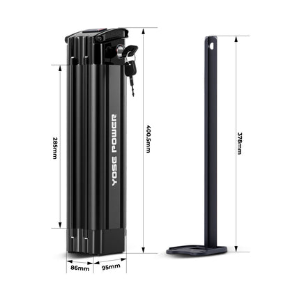 Batería de iones de litio Silverfish de 36V13Ah(468Wh) para TELEFUNKEN Multitalent, Zündapp Z510, Z517, Green 2.7, Green 3.7