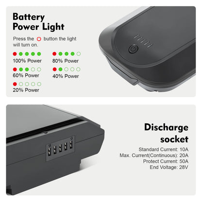 36V 14Ah Li-ion E-Bike Battery LG Cells YJ145 for E-Bikes of Telefunken, Zündapp, Chrisson etc. without Charger