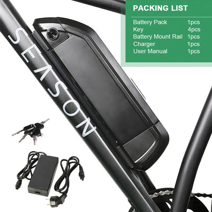 Second-Hand! 36V 11.6Ah(430Wh)/14Ah(518Wh) Original Li-ion Cell Lithium-ion Battery Electric Bicycle for Phylion SF-06L JOYCUBE/JCEB360-11.6