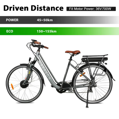 Batería de bicicleta eléctrica 36V10.4Ah/12.8Ah con cargador y soporte para Phylion Joycube SF-03 JCEB360-11