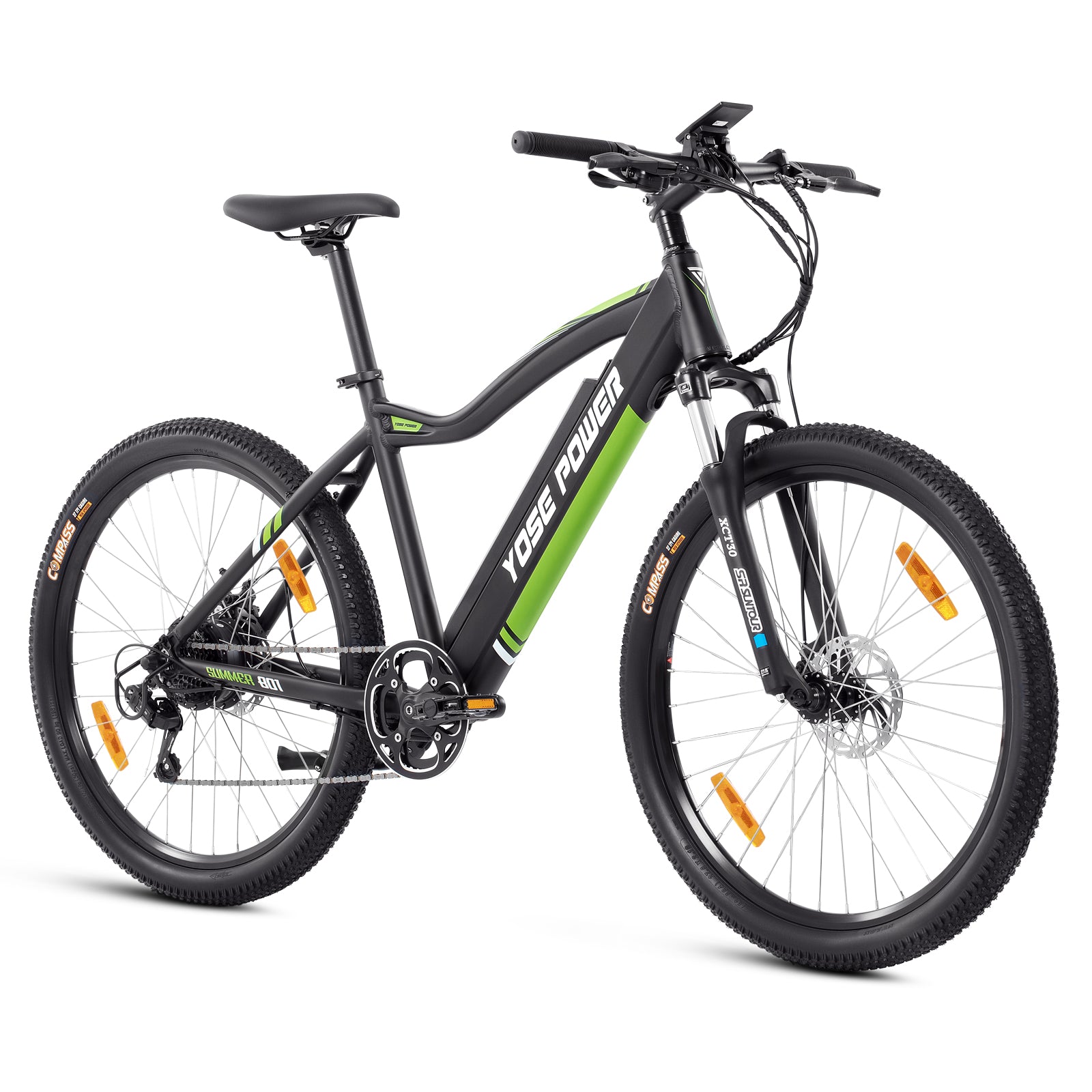 Yose Power Mountain E-Bike with Speed Sensor Summer B01 GRN