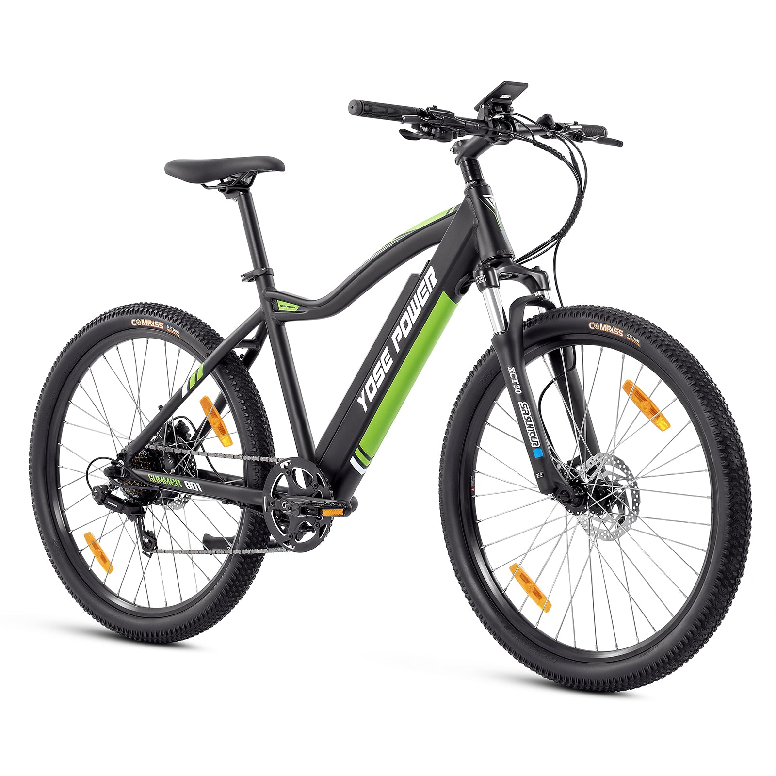 Yose Power Mountain E-Bike with Torque Sensor Summer B01-T GRN