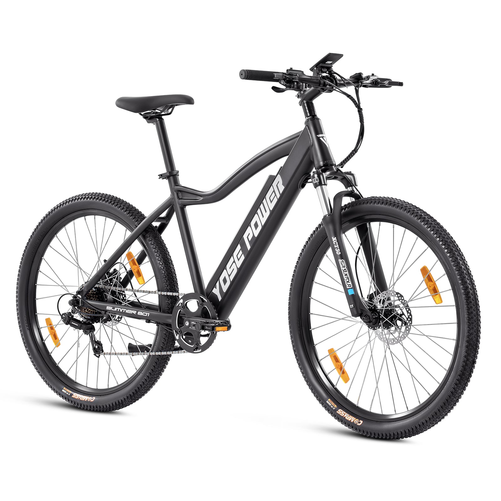 Yose Power Mountain E-Bike mit Drehmomentsensor Summer B01-T BLK