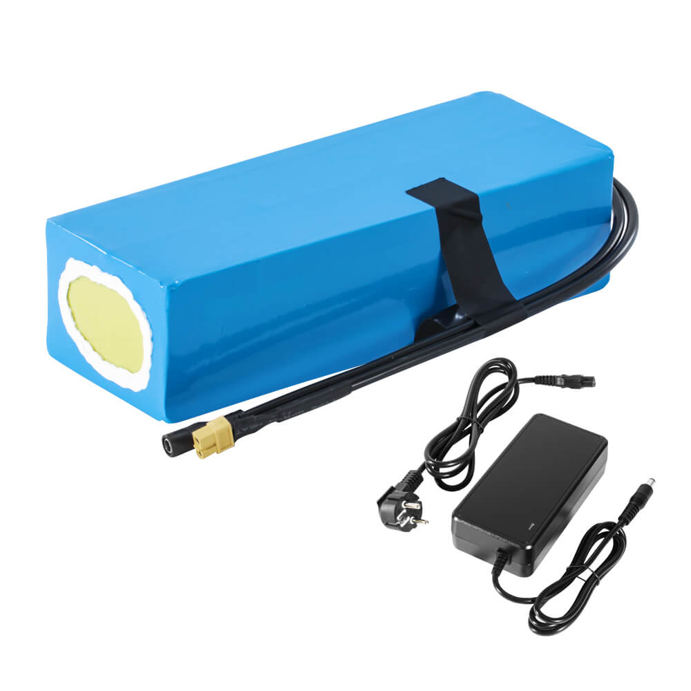 Batterie Li-ion 48V 13Ah avec chargeur Pack Accu pour vélo électrique