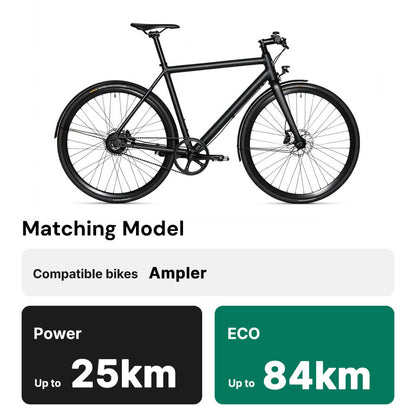 48V 7Ah(331Wh) Elektrofahrrad Litihiun Akku NZ035 (Intube-Akku) mit Panasonic Zellen und CAN-Bus ohne Ladegerät passend für Ampler