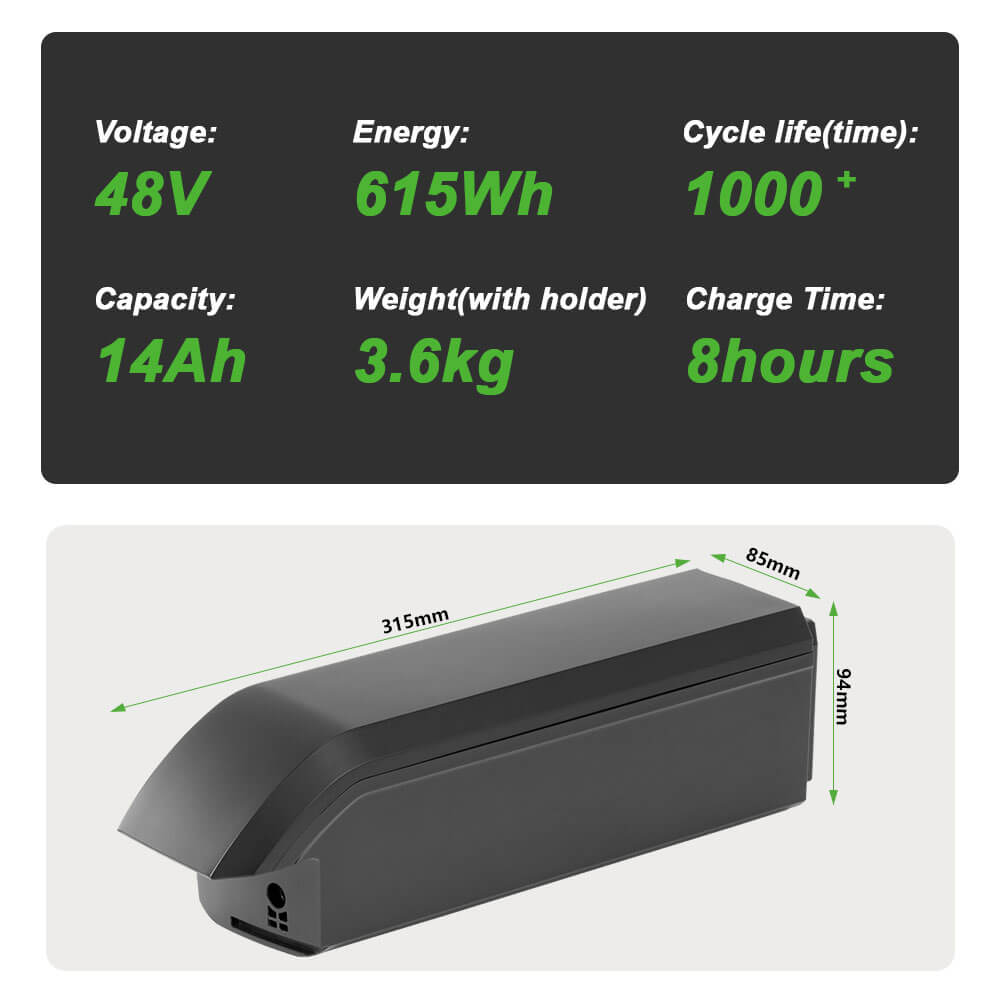 48V 11,6Ah/14Ah Phylion Accu SF-06S Joycube Akku JCEB480-11,6 für E-Bikes Pedelecs Fischer