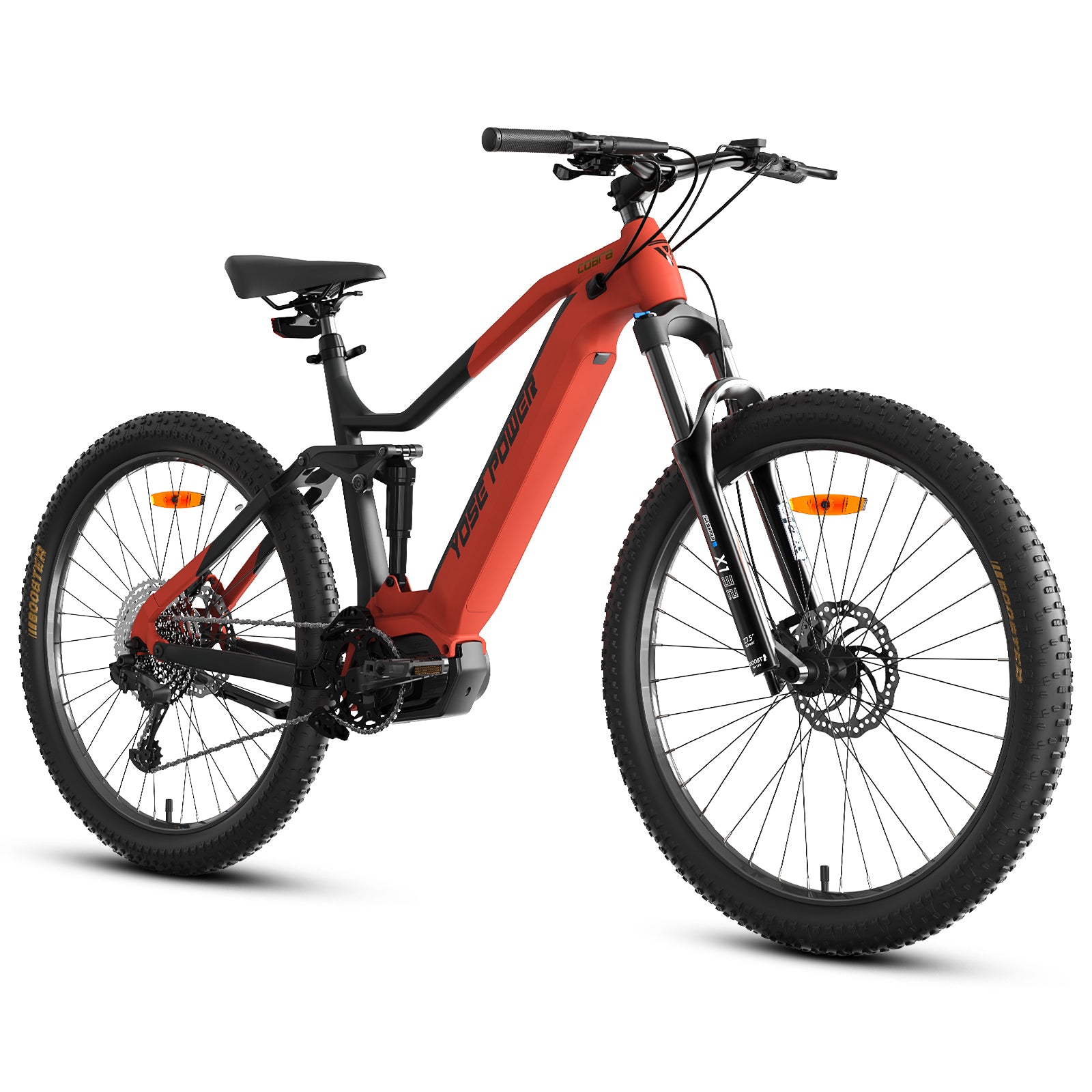 Vélo électrique tout-terrain Yose Power à suspension intégrale avec moteur central Ananda Cobra2.0 de 100 N.m