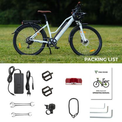 Yose Power City E-Bike mit Geschwindigkeitssensor Autumn A01