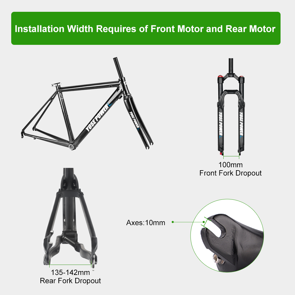 E-Bike Conversion Kit  36V 250W 20" Front Motor Hub Motor Kit DIY E-Bike LCD Display