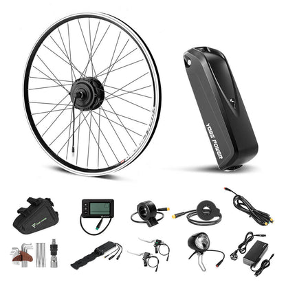 E-Bike Conversion Kit 36V 250W 26" Front Motor Kit with HL1 36V 18Ah Battery Hub Motor DIY