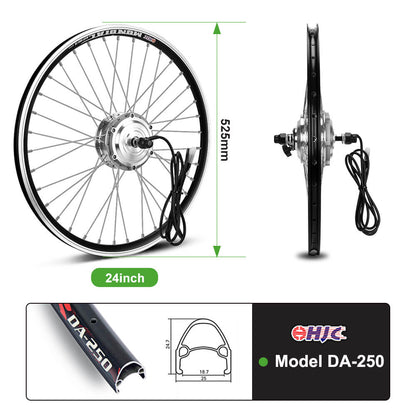 Wheel hub parameters of three sizes