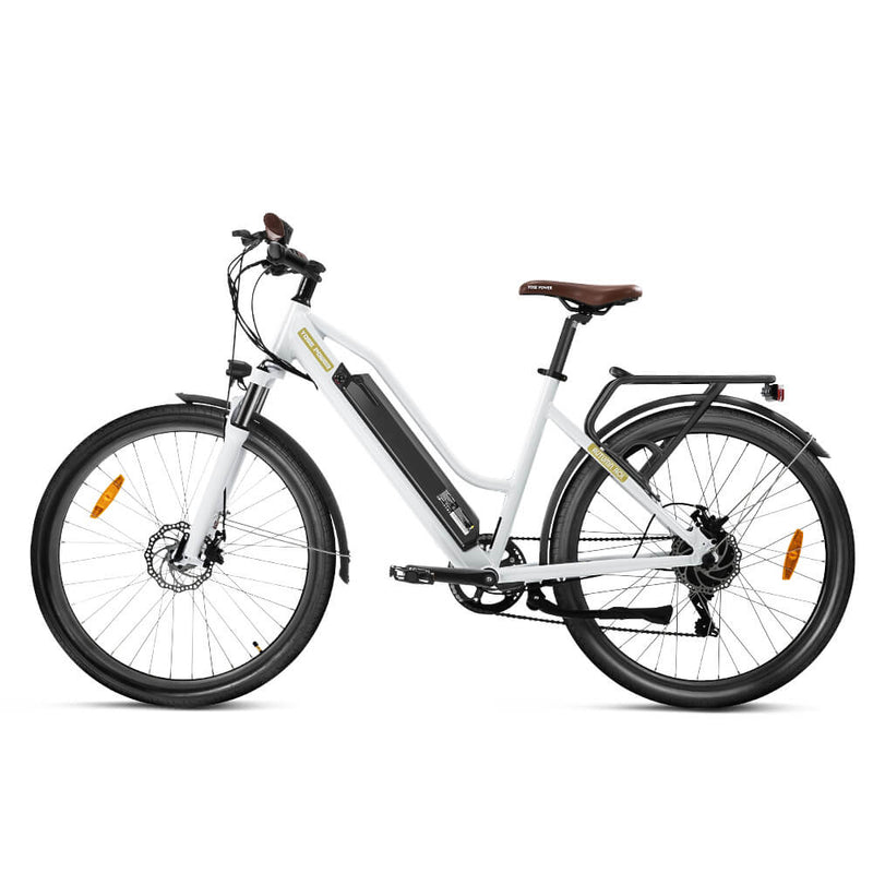YOSE POWER 27.5" City E-Bike 250W Electric Bike with 36V 13Ah Battery Autumn A01