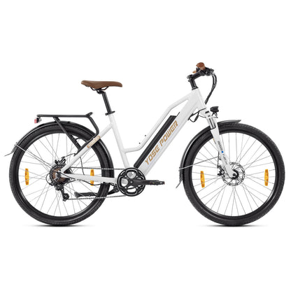 Vélo électrique Yose Power City avec capteur de vitesse Automne A01