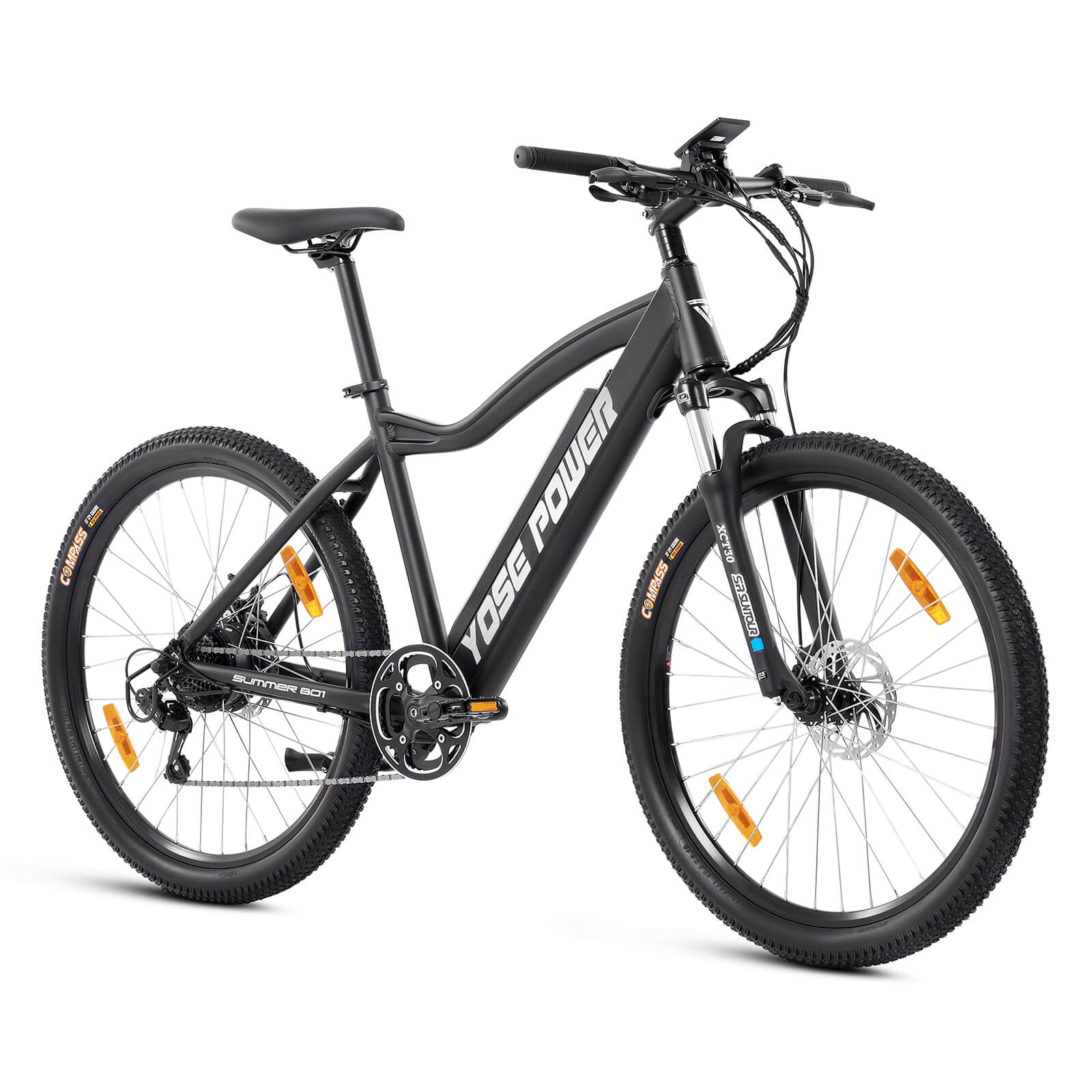 Yose Power Mountain E-Bike with Speed Pedal Sensor Summer B01 BLK