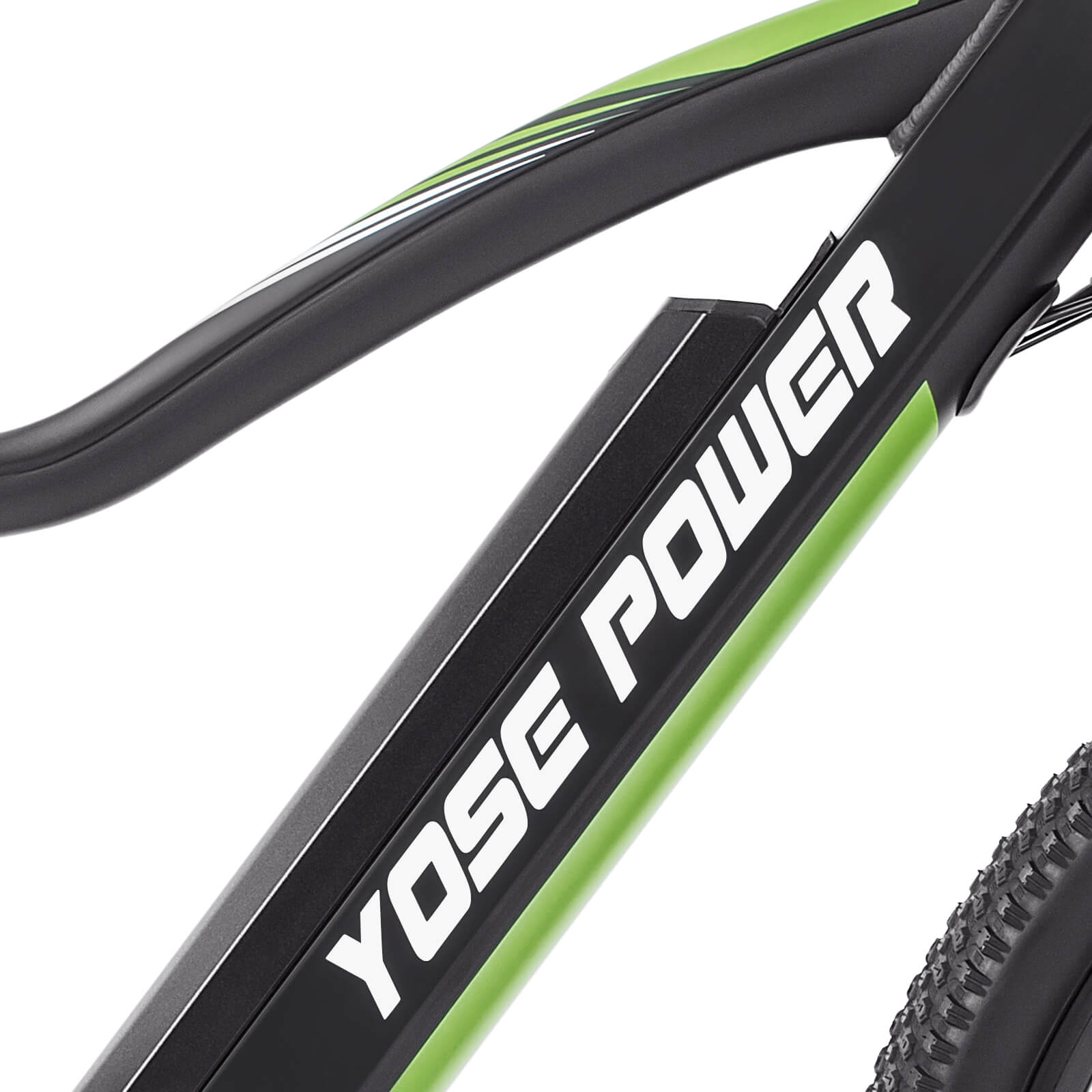 Yose Power Mountain E-Bike with Speed Pedal Sensor Summer B01 GRN