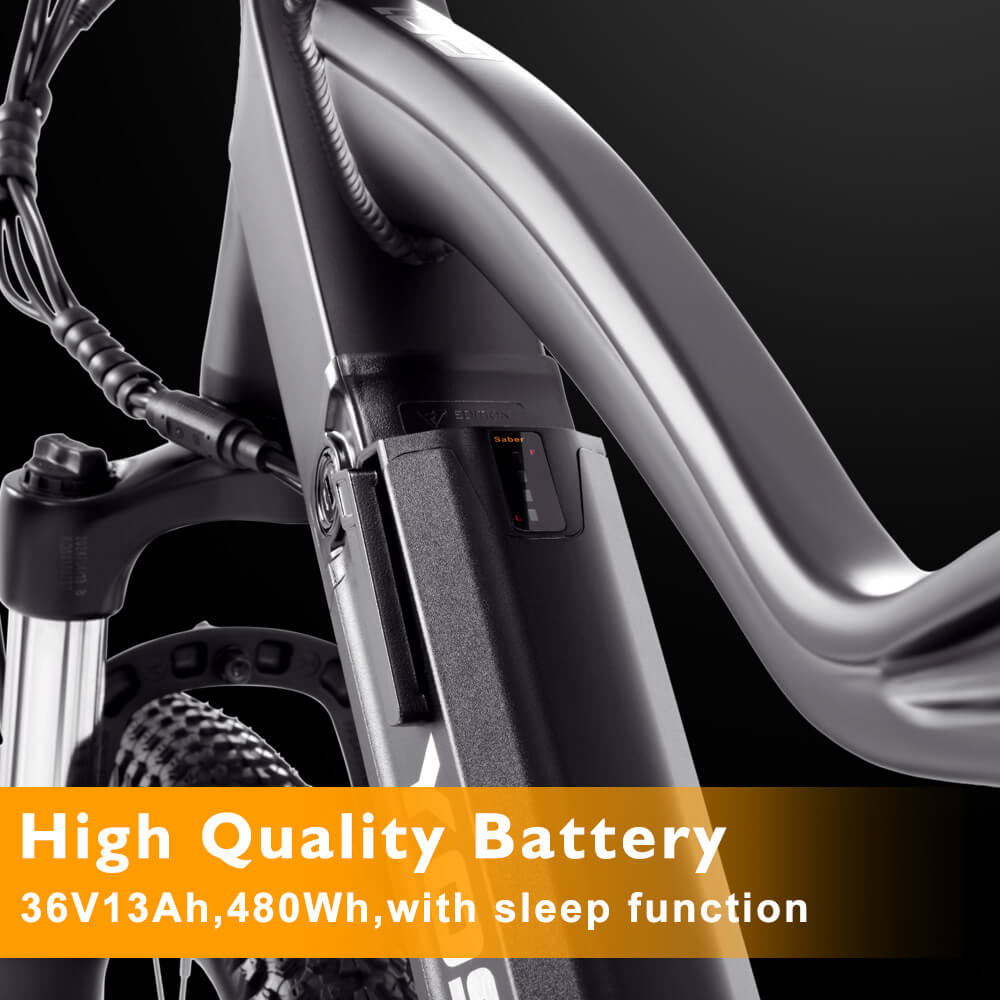 Yose Power Mountain E-Bike with Torque Sensor Summer B01-T BLK