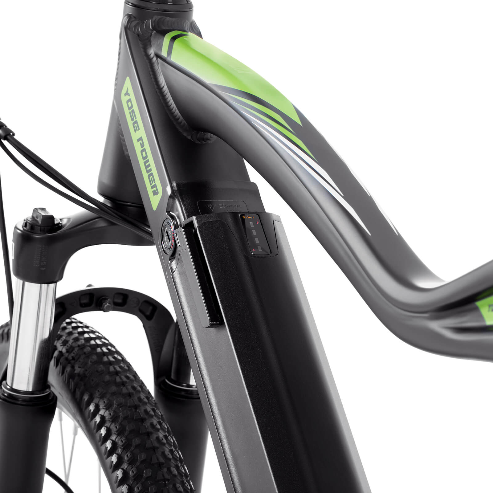 Vélo électrique Yose Power Mountain avec capteur de couple Summer B01-T GRN