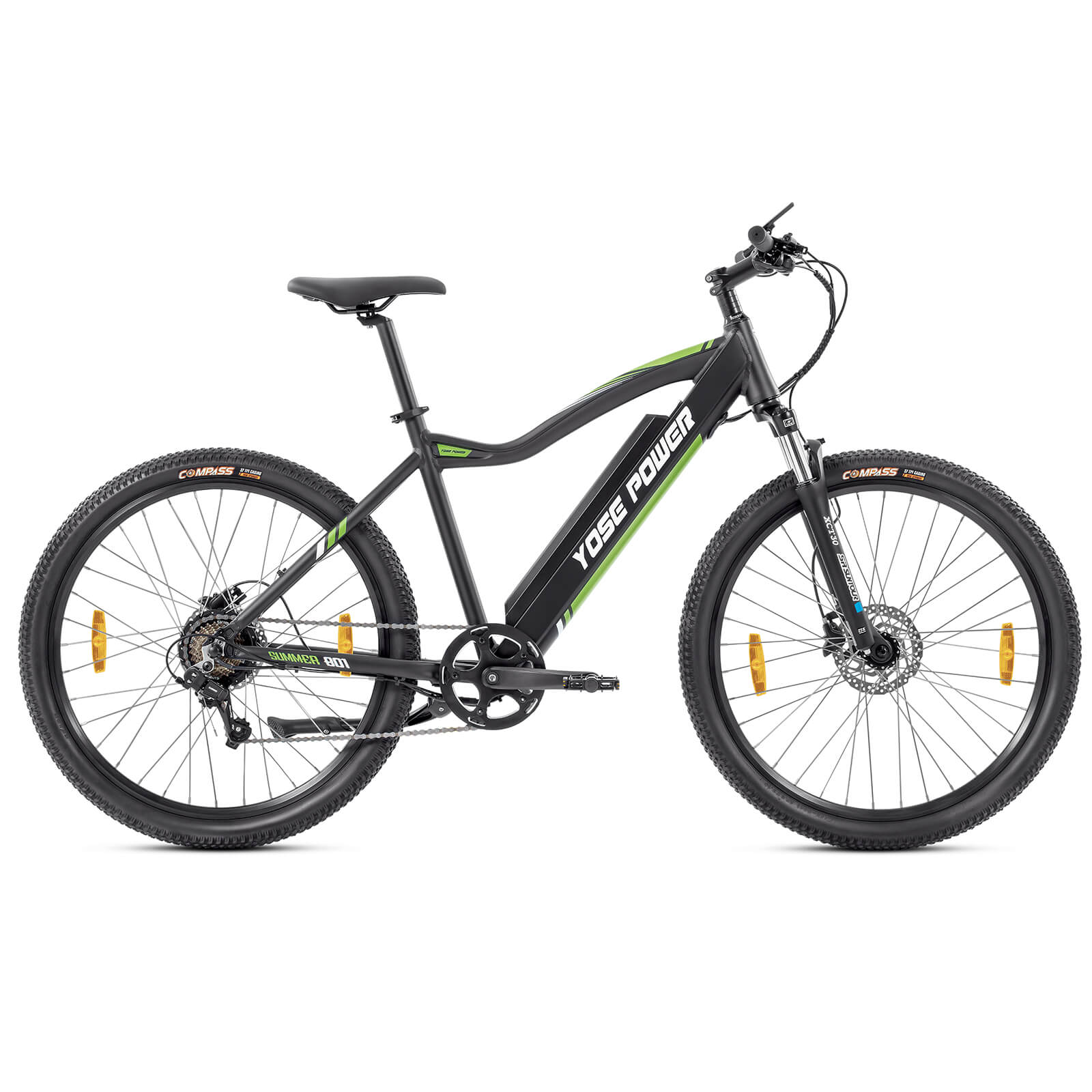 Vélo électrique Yose Power Mountain avec capteur de couple Summer B01-T GRN
