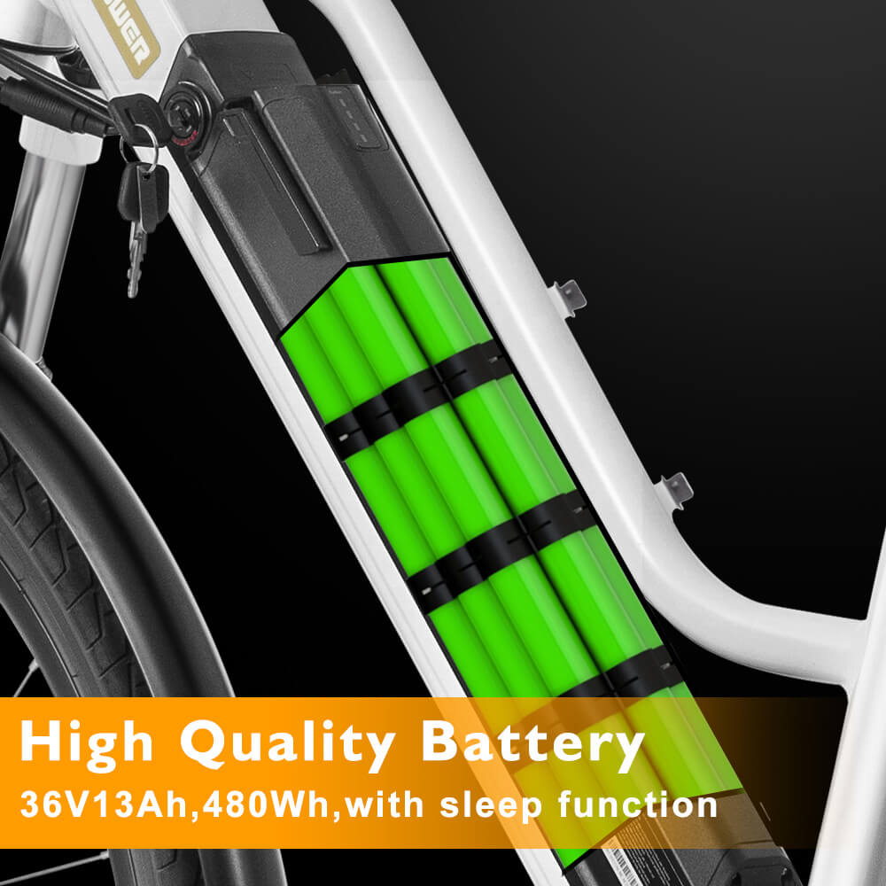 Yose Power City E-Bike with Torque Pedal Sensor Autumn A01-T