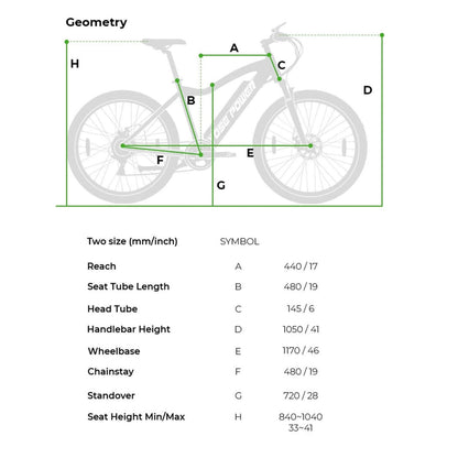 Yose Power Mountain E-Bike with Speed Pedal Sensor Summer B01 GRN